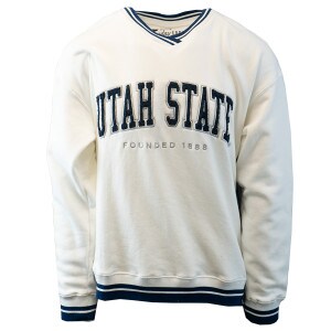 Utah State Founded 1888 V-Neck Unisex Sweatshirt